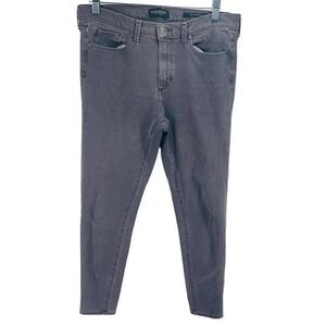 Banana Republic Women's Premium Denim Jeans Skinny High Rise Gray Size 28 28L